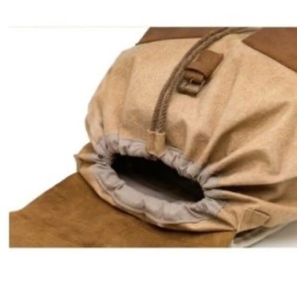The Barrel Shack cream backpack Handcrafted f Vintage  display picture 3